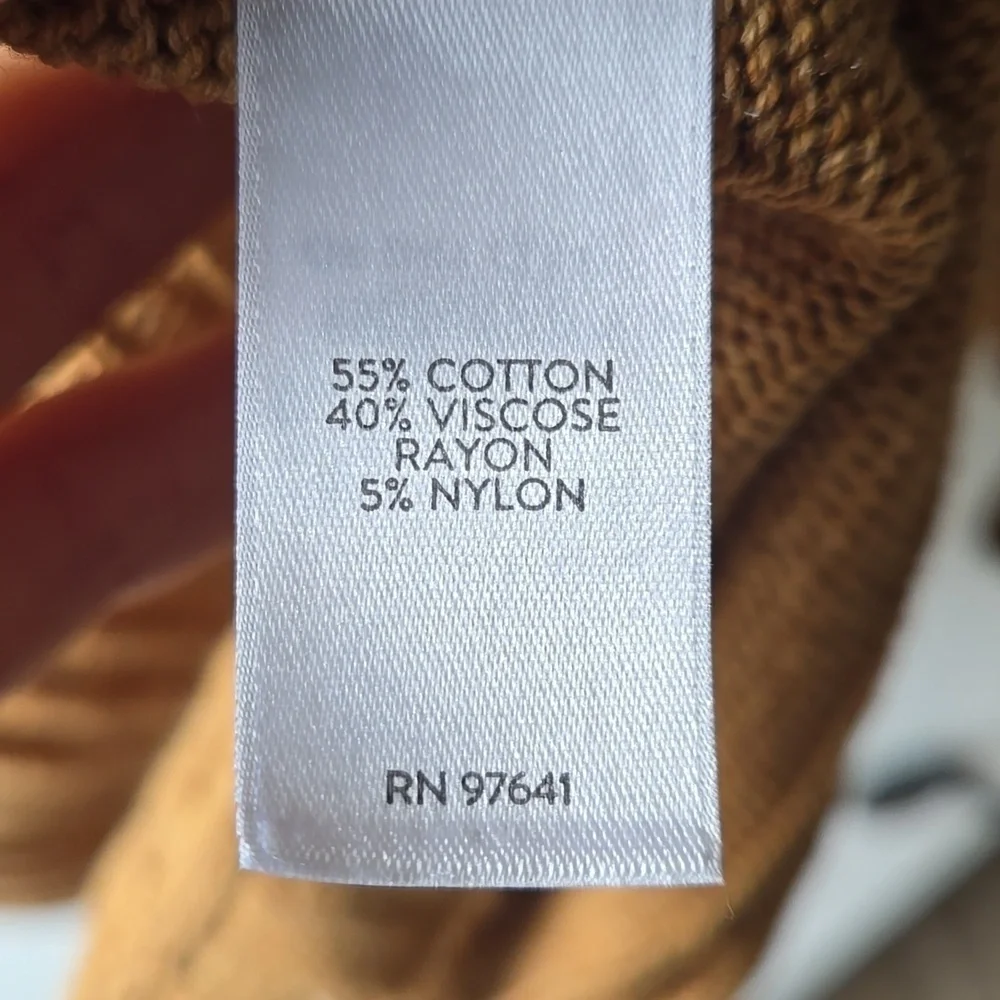 J. Jill Cable Knit Long Line Cardigan Sweater